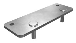 368-9760:Опорная пластина гидрораспределителя толщиной 6 мм