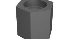 5H-0275:Шестигранная гайка с развальцовкой, 7/8"-14