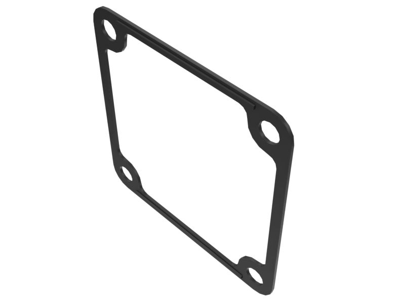 104-5618:Квадратная прокладка выпускного коллектора длиной 105,95 мм