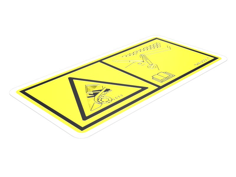 384-2556:НАКЛЕЙКА С ПРЕДУПРЕЖДЕНИЕМ