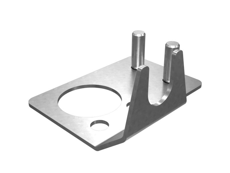 573-7340:Монтажная пластина толщиной 2 мм