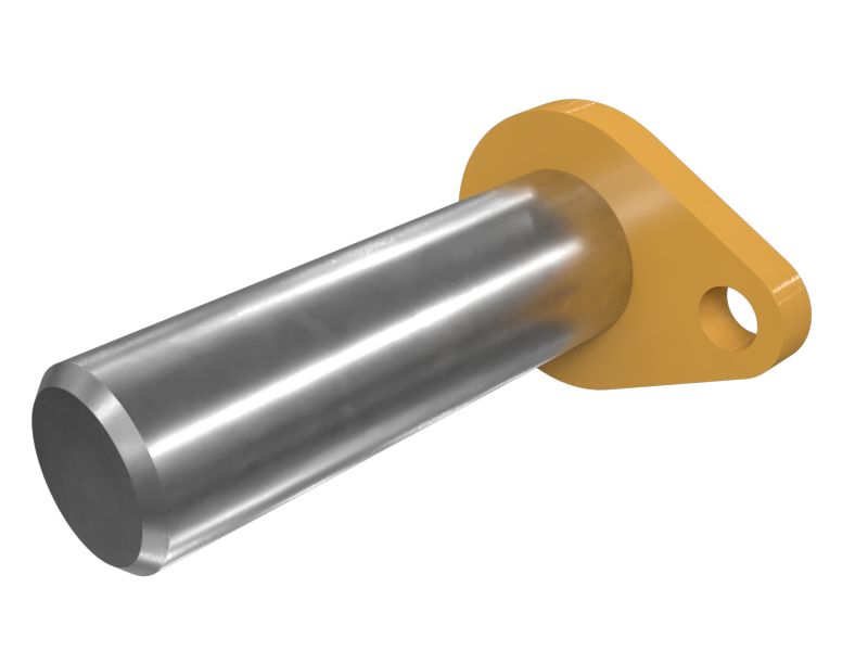 8W-8512:Палец рычажного механизма с внешним диаметром 38 мм с пластиной