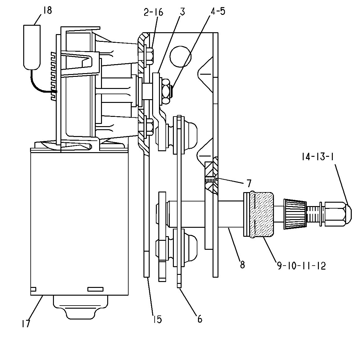 6T-7294:Стеклоочиститель в сборе