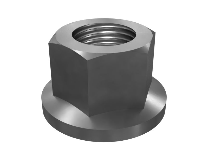 282-2613:Шестигранная фланцевая гайка