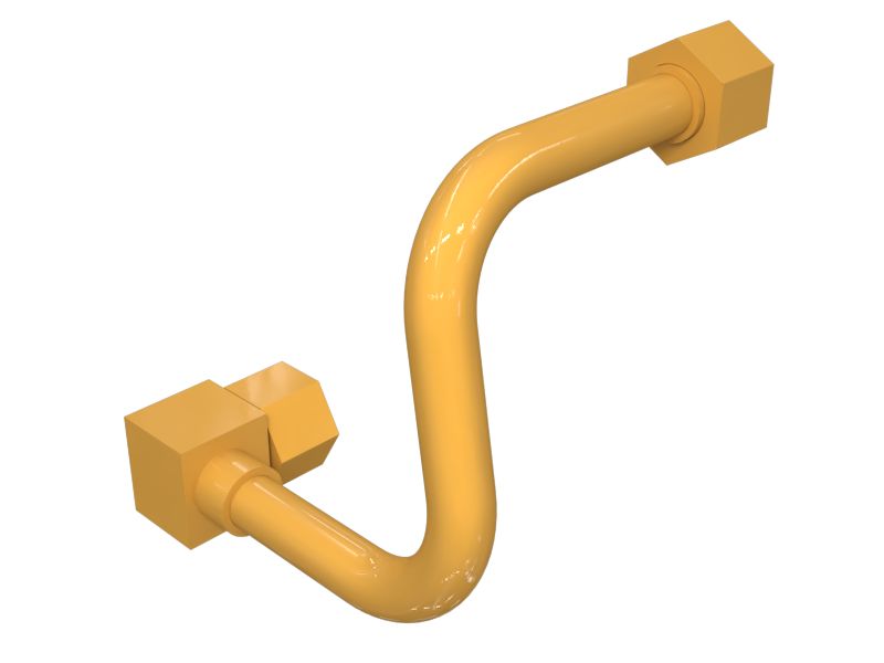 423-1837:Трубка подачи масла обратного трубопровода