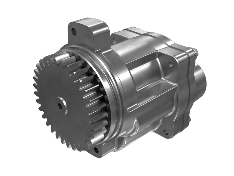 20R-6161:БЛОК НАСОСА МОТОРНОГО МАСЛА