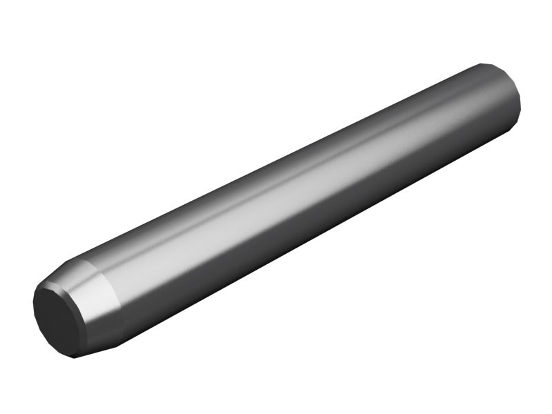 224-5445:Конусная шпилька из нержавеющей стали, длина 75 мм