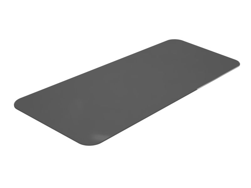 8X-5456:Безосколочное стекло, высота 636 мм