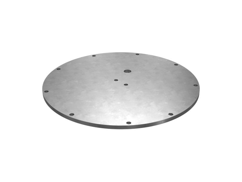 200-0818:Крышка колеса бортового редуктора с креплением на 9 болтах, толщина 12 мм