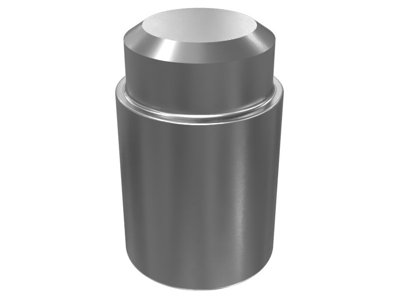 6E-1291:Стальной клапан длиной 48 мм