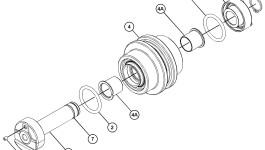 422-0837:Опорный ролик в сборе