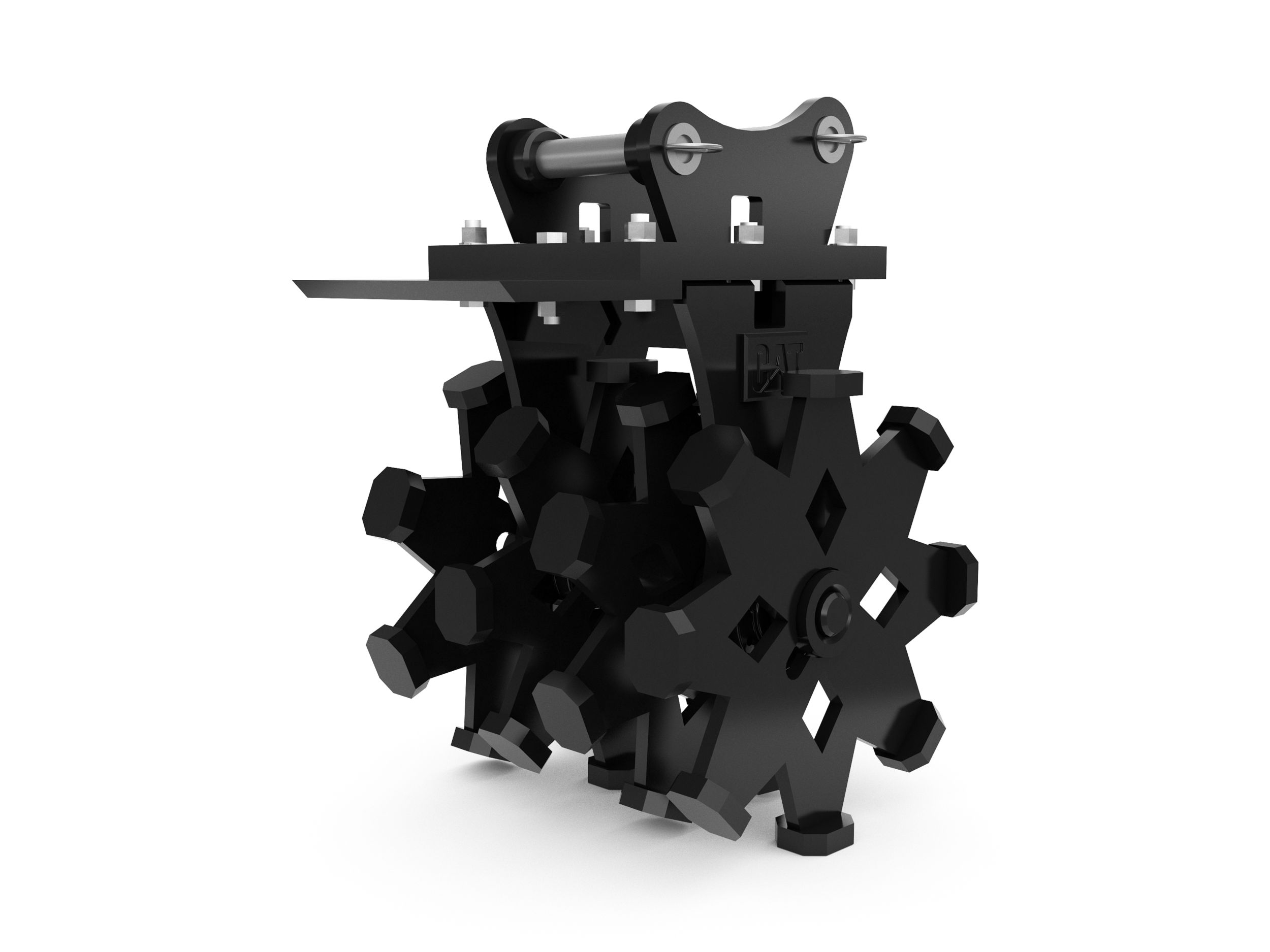 517-6981:Уплотнительное колесо 559 мм (22 дюйма) 5 т, крепление на пальцах