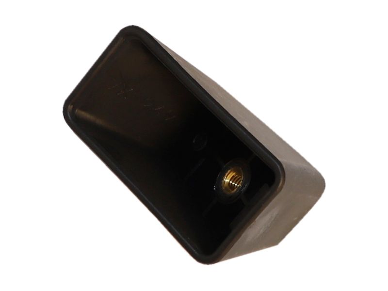 7X-2497:Пластмассовая дверная ручка скрытого монтажа с защелкой