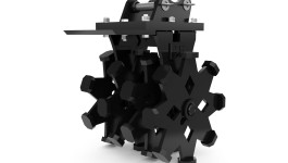 517-6975:Уплотнительное колесо 559 мм (22 дюйма) 2 т, крепление на пальцах