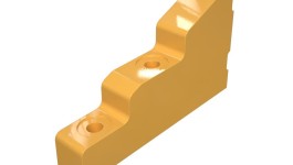 194-2009:Монтажная пластина с двумя болтами толщиной 50 мм