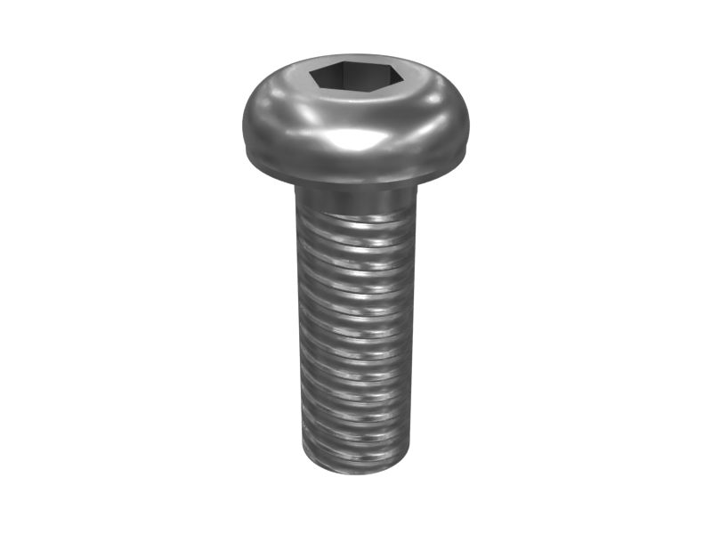 284-3615:ВИНТ С ШЕСТИГРАННОЙ ГОЛОВКОЙ ПОД ТОРЦЕВОЙ КЛЮЧ