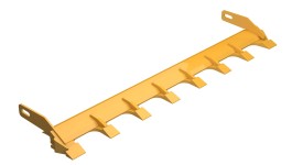 159-0340:Кромка с зубьями в сборе (полустреловидные, 66")