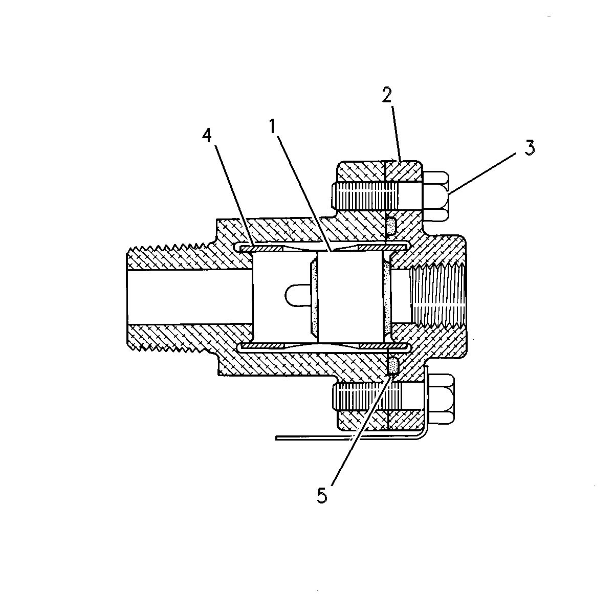 5D-3056:• Двойной контрольный тормозный клапан с резьбой 1/2" x 3/8" x 1/4