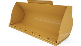 472-6537:Ковш 1,4 м3 (1,8 ярда3), крепление на пальцах, режущая кромка с болтовым креплением