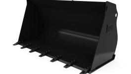 284-9280:Ковш 0,9 м3 (1,2 ярда3), устройство смены навесного оборудования мини-погрузчика, зубья с болтовым креплением