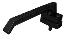 296-4298:Черная наружная ручка установленная на винте