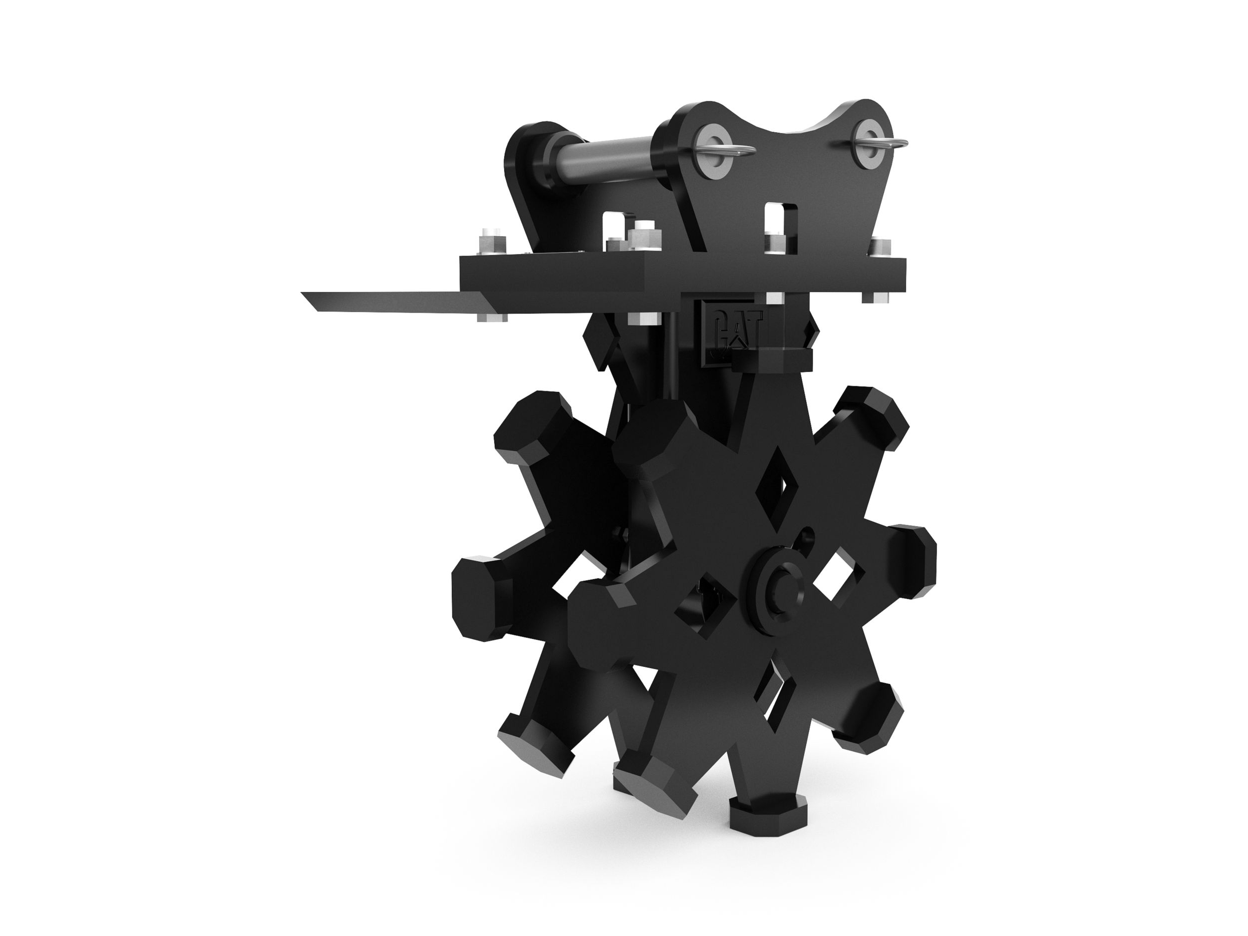 517-6979:Уплотнительное колесо 305 мм (12 дюймов), 5 т, с креплением на пальцах