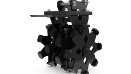 517-6978:Уплотнительное колесо 559 мм (22 дюйма) 3–4 т, крепление на пальцах