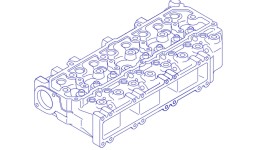 319-7263:ГОЛОВКА БЛОКА ЦИЛИНДРОВ В СБОРЕ
