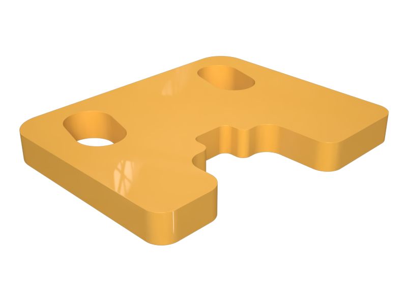 265-6722:Износостойкая крышка с прорезями толщиной 10 мм