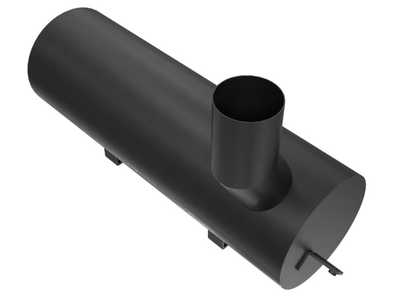 208-8088:Глушитель в сборе