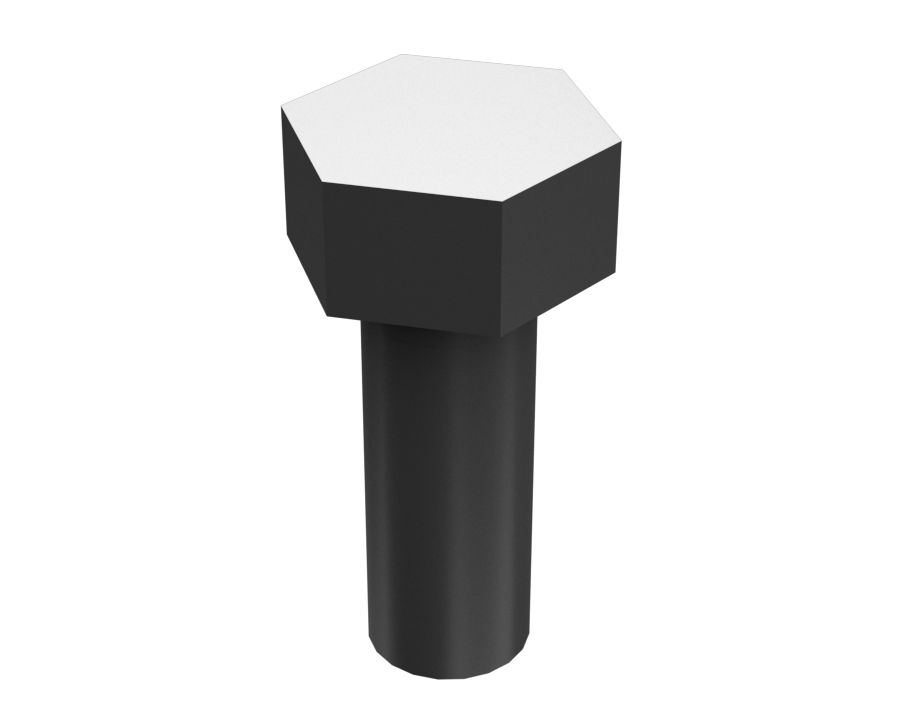 4F-8965:Болт с шестигранной головкой размером 7/16''-14 x 1 1/8''