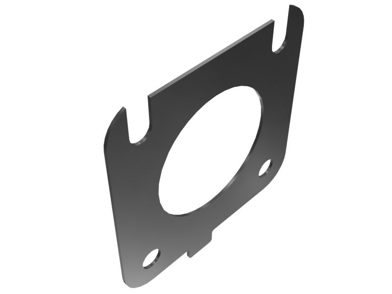 233-5167:Стальная регулировочная прокладка толщиной 2 мм