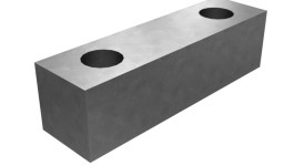 214-3617:Монтажная пластина с двумя болтами толщиной 12 мм