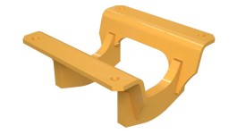 437-9275:Щиток сегментированной направляющей гусеничной ленты (центральная часть)