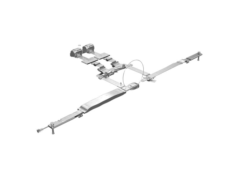 621-8141:4-точечный ремень безопасности с выдвижной катушкой