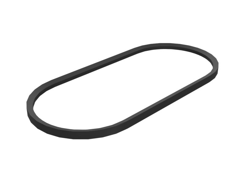 572-9860:Клиновый ремень компрессора хладагента, длина 815 мм