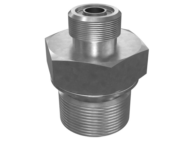 260-9141:Прямой адаптер с шестигранной головкой 11/16-16 X M27X2