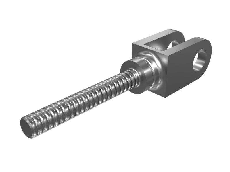 346-0331:Резьбовый вилочный наконечник тяги M10X1.5
