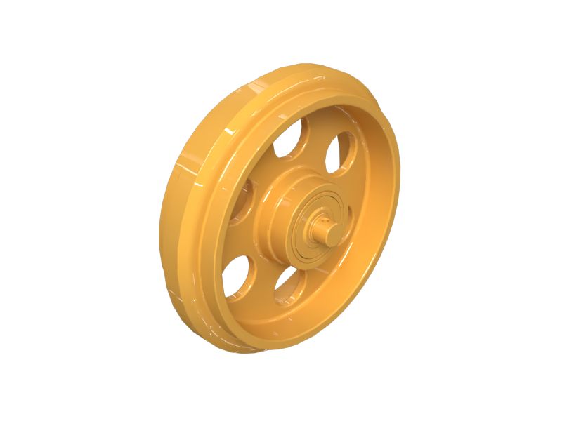 241-5972:Направляющее колесо гусеницы в сборе