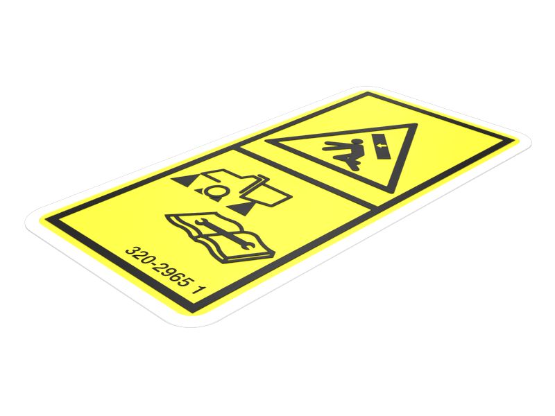 320-2965:Предупреждающая пленка для сброса давления в баллоне