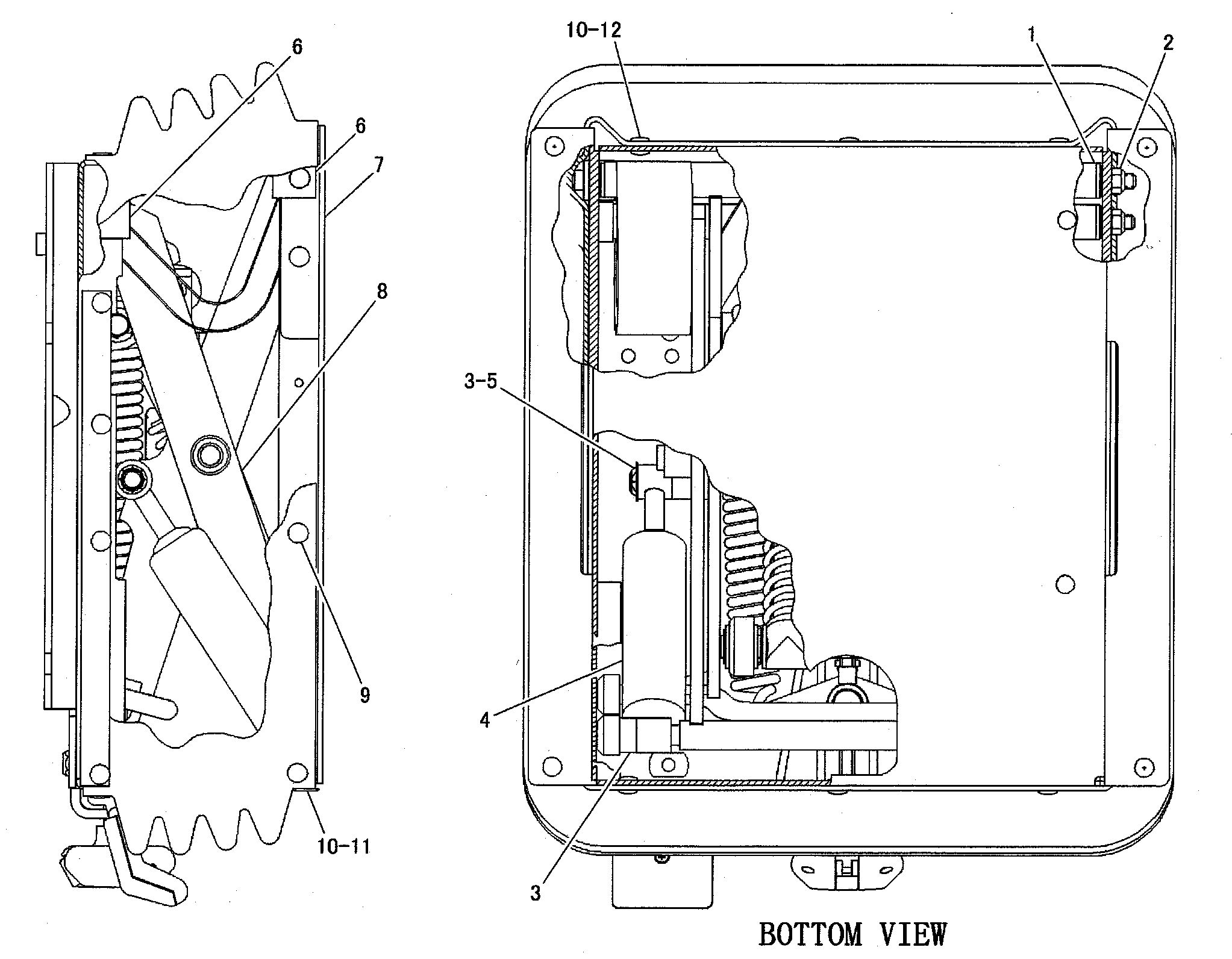 160-7165:Подвеска в сборе — сиденье