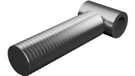 210-4641:Вал натяжителя гусеничной ленты