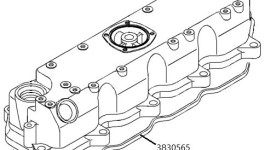 383-0565:Прокладка крышки клапанного механизма