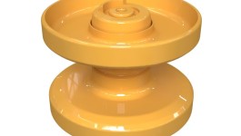 609-3716:Двухребордное направляющее колесо