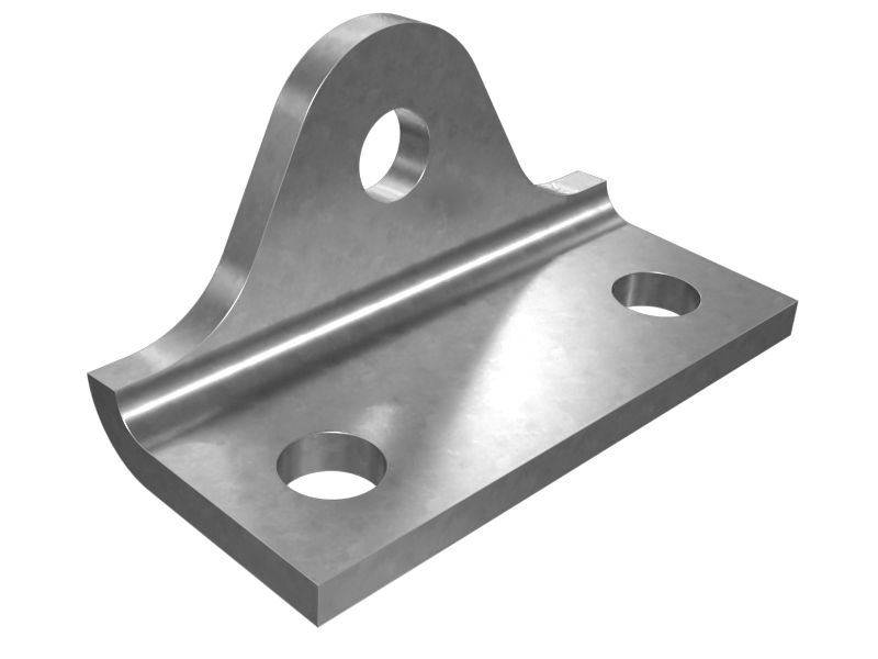 123-4587:Монтажный кронштейн заднего зеркала толщиной 5 мм