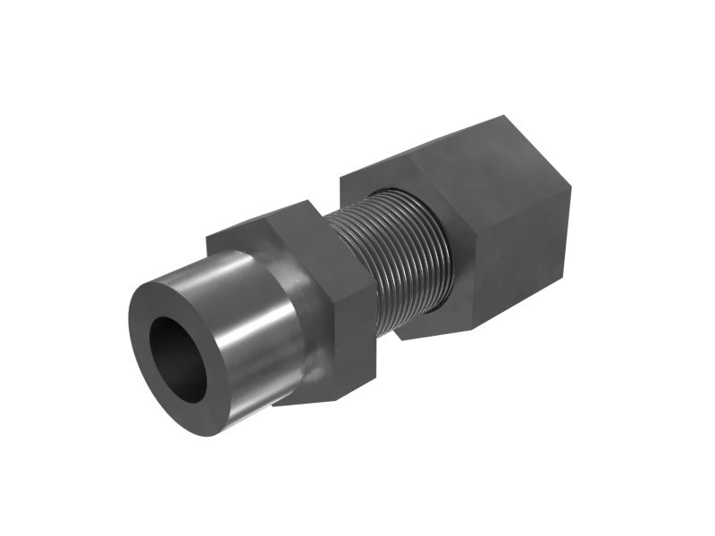 7X-3165:Прямой переходник с уплотнительным кольцом и шестигранной головкой 7/8-14 X 1-14