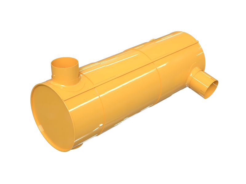 610-0361:Глушитель выхлопной трубы