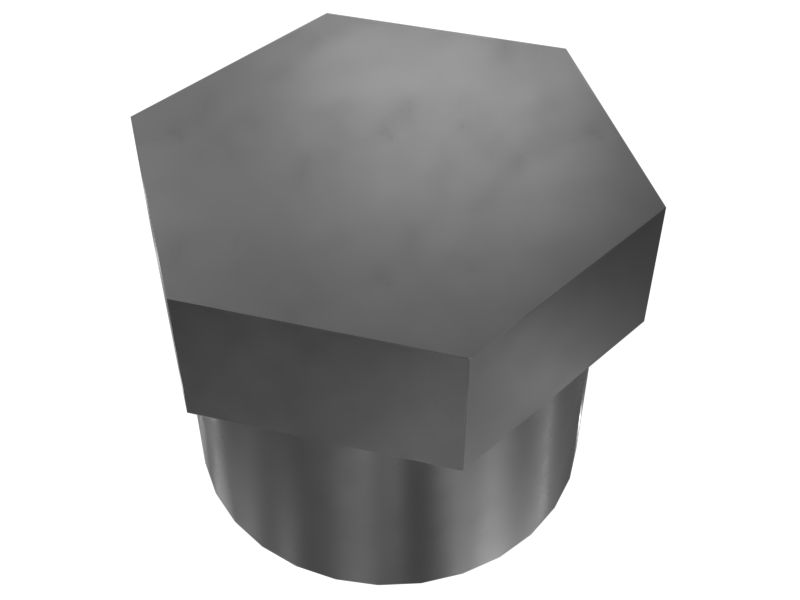 6V-9511:1 Заглушка с шестигранной резьбой 3/16-12