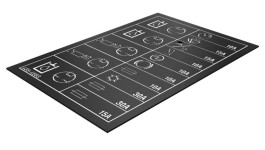 435-4593:НАКЛЕЙКА ДЛЯ ЗАДНИХ ПРЕДОХРАНИТЕЛЕЙ