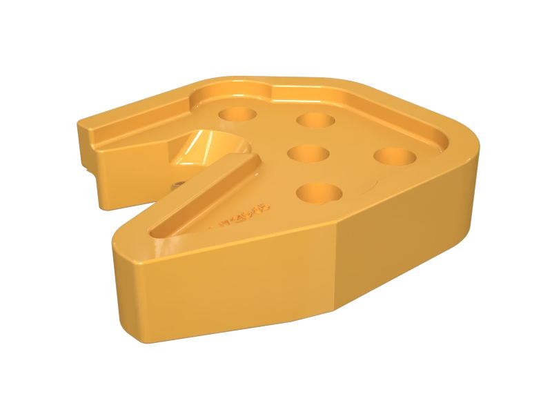 8J-7210:Направляющая с правой стороны для подъема чаши скребка